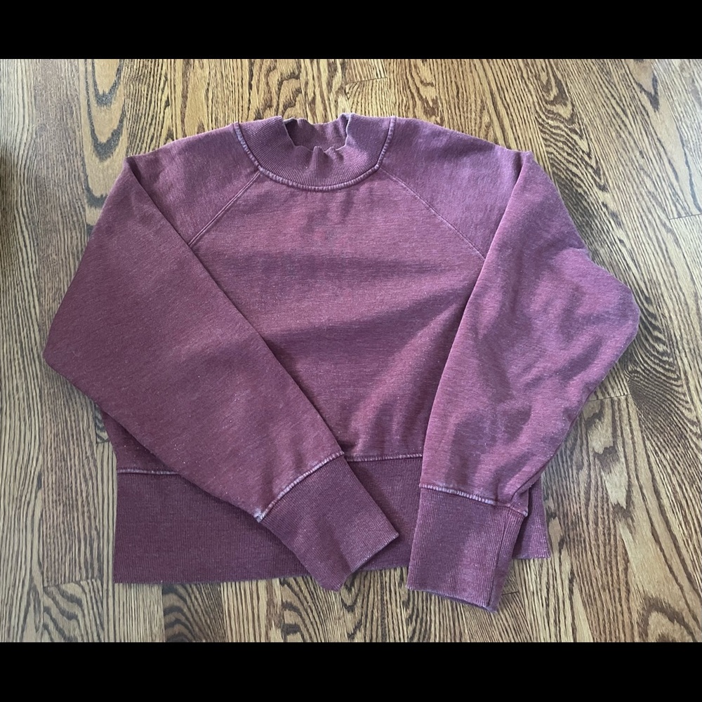 Mock neck sweatshirt